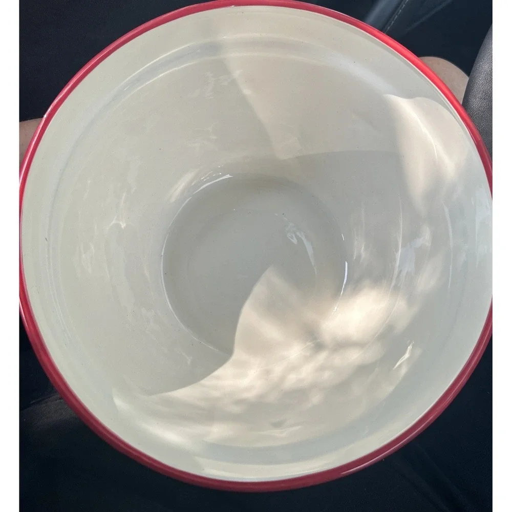 Kohls Patriotic Ceramics Mixing Serving Bowl 9½